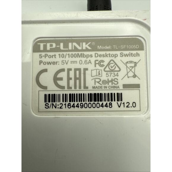 TP-LINK TL-SF1005D 5-Port 10/100Mbps Desktop Switch - Picture 5 of 7